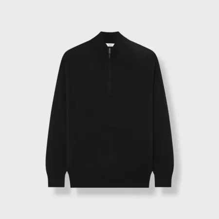 Pull Quarter Zip Noir