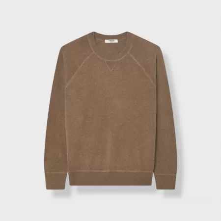 Sweatshirt en Cachemire Marron