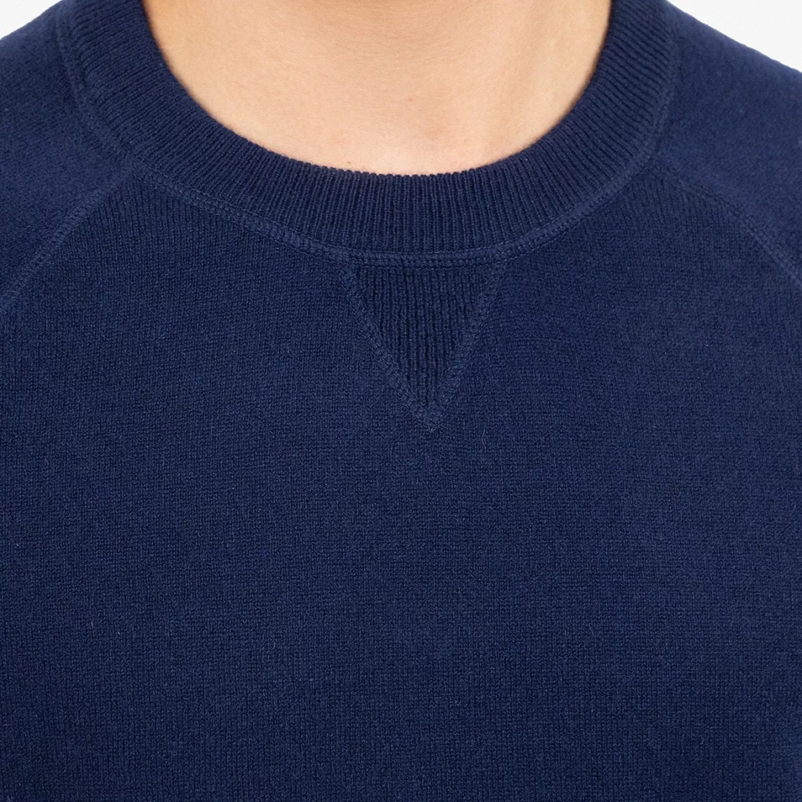 Sweatshirt en Cachemire Bleu Sweatshirt en Cachemire Bleu