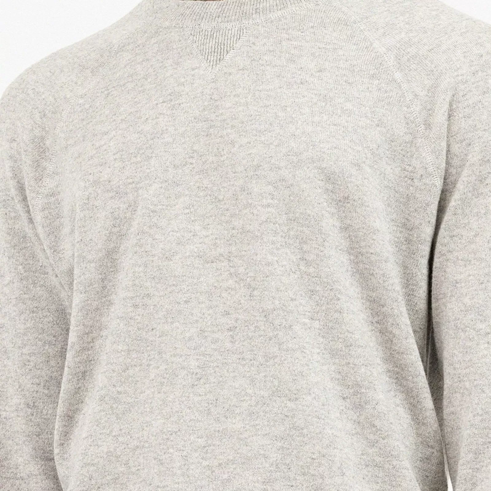 Sweatshirt en Cachemire Gris Clair Sweatshirt en Cachemire Gris Clair