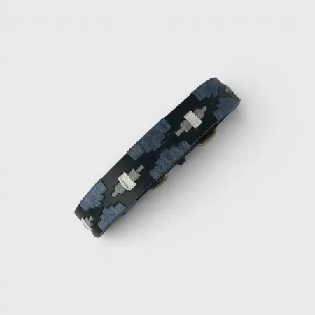 Collier pour Chien en Cuir Noir Krono Polo 