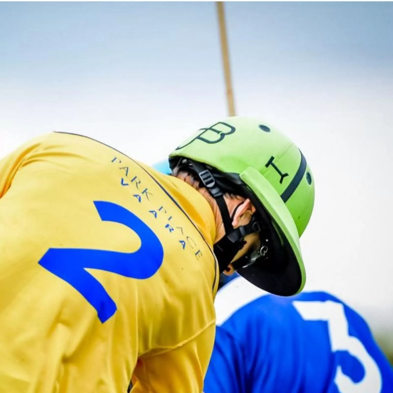 Casque de Polo Vert Casque de Polo Vert