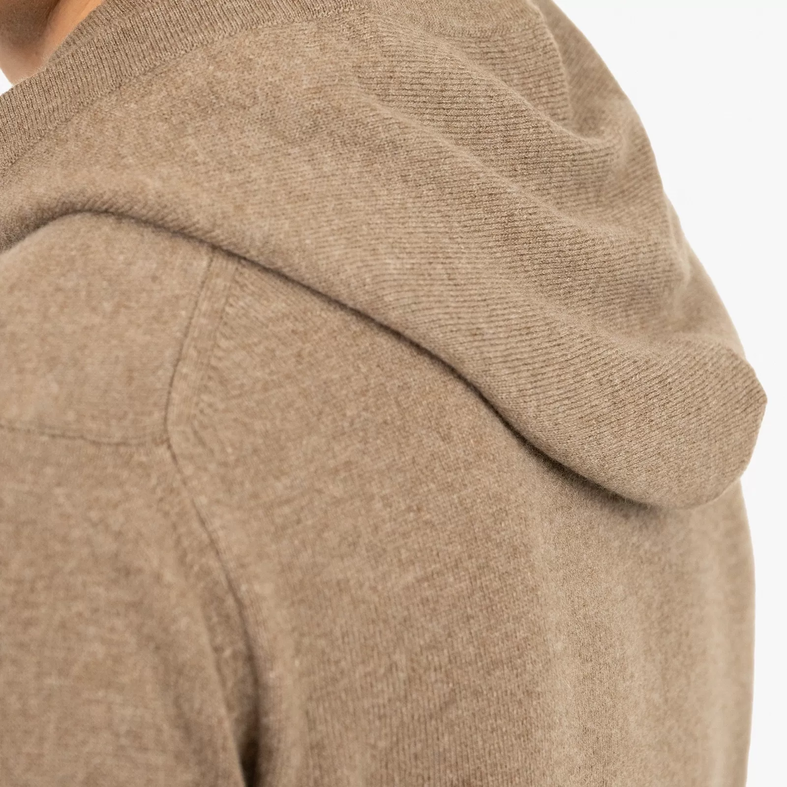 Sweat à capuche Chukka en cachemire Marron Clair Sweat à capuche Chukka en cachemire Marron Clair