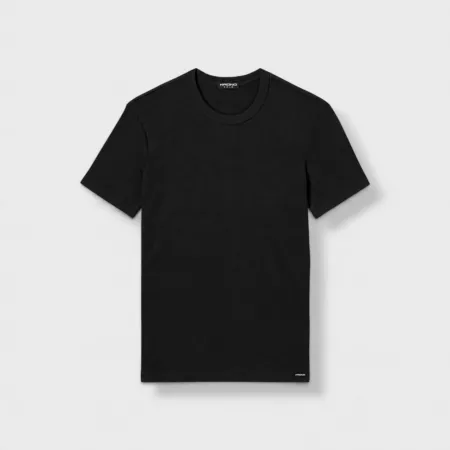 T-shirt Krono Player en coton noir T-shirt Krono Player en coton noir