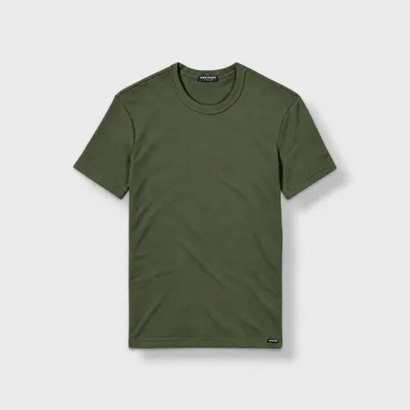 T-shirt Krono Player en coton vert olive T-shirt Krono Player en coton vert olive