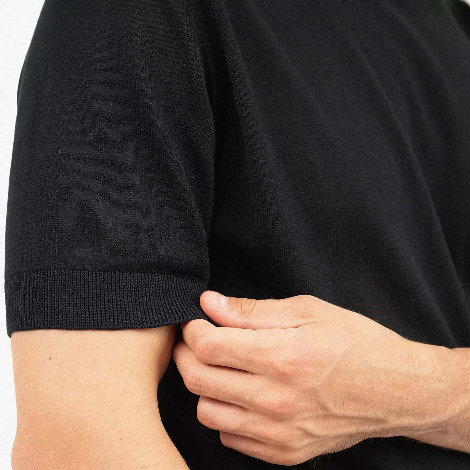 T-shirt en Giza Noir T-shirt en Giza Noir