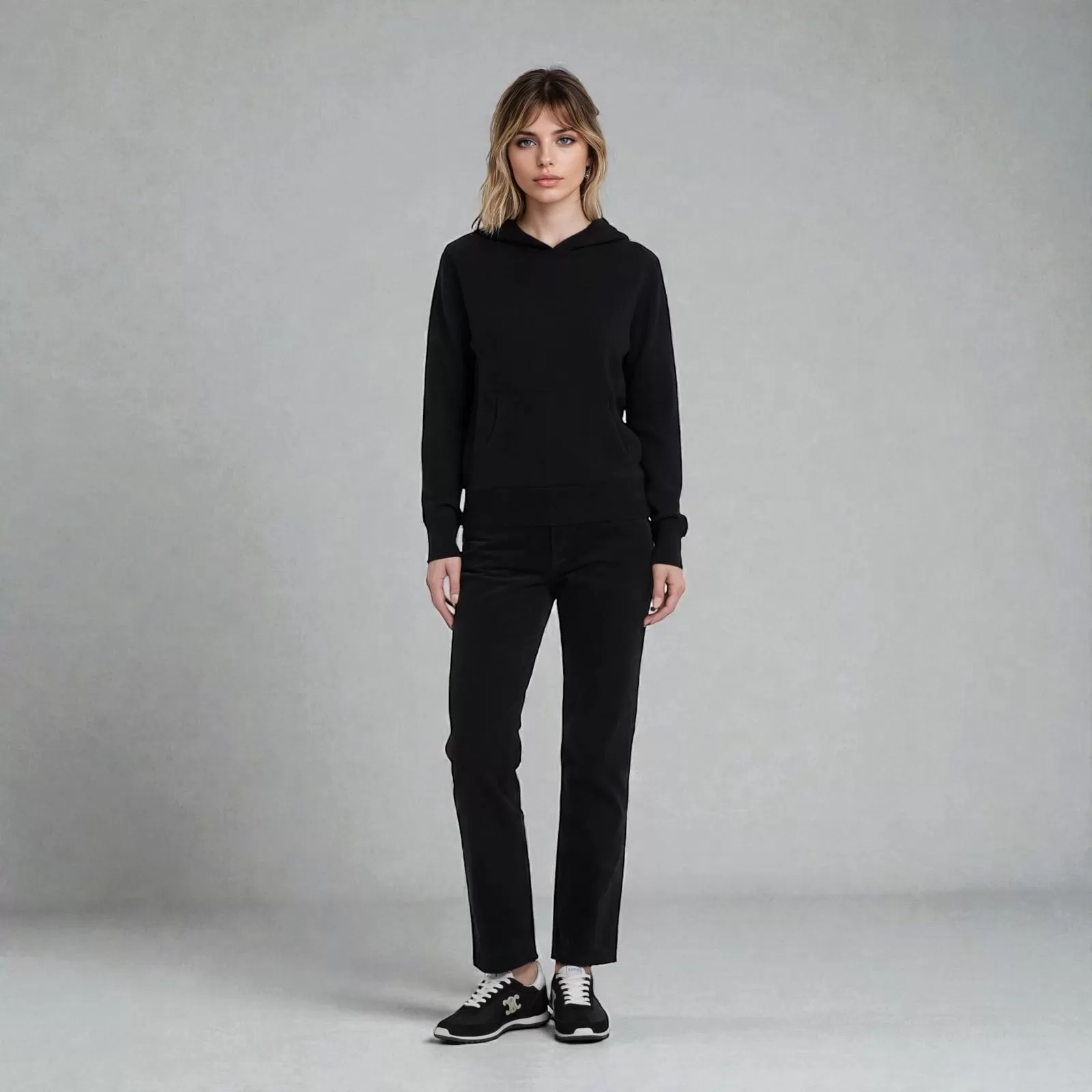 Sweat à capuche Chukka en cachemire Noir Sweat à capuche Chukka en cachemire Noir