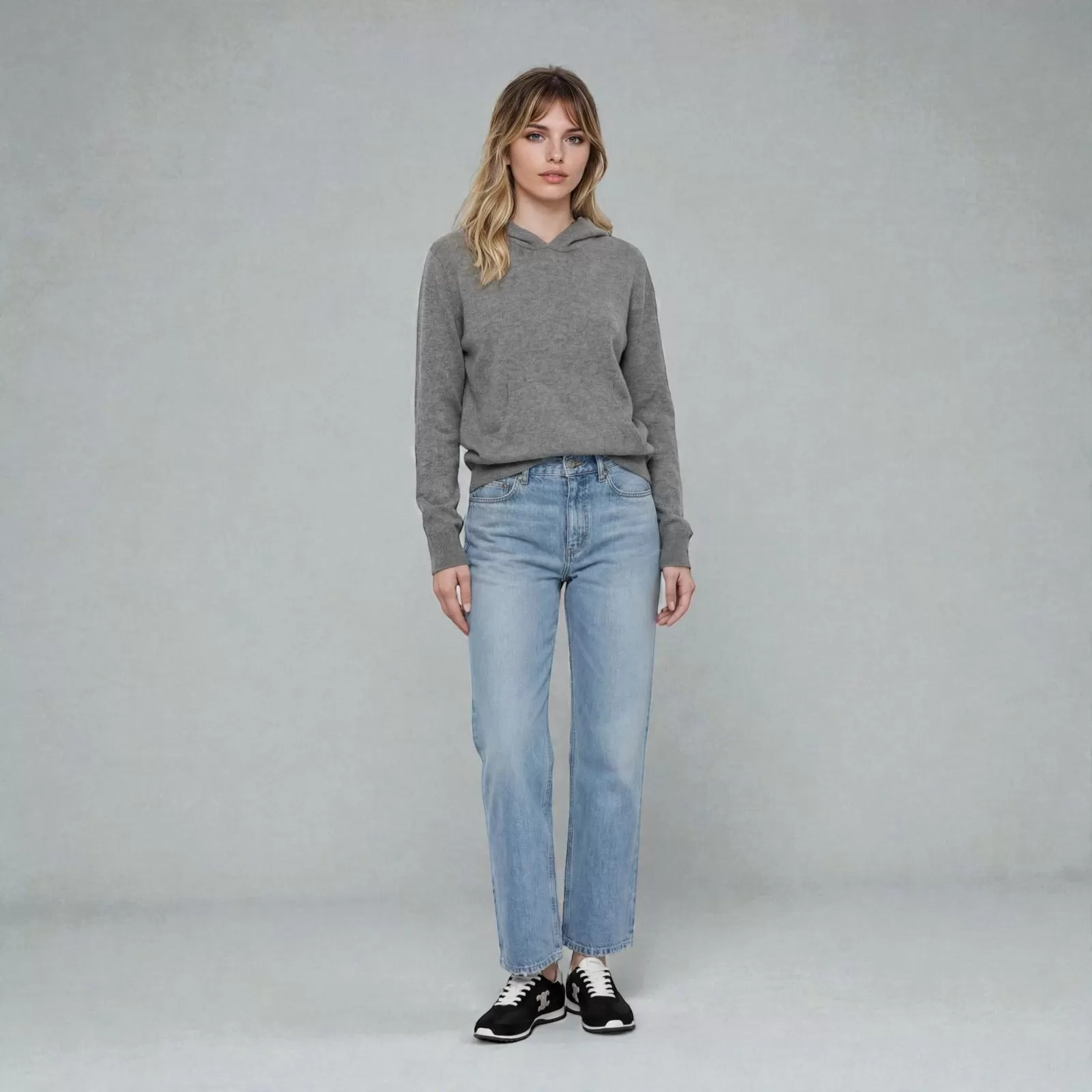 Sweat à capuche Chukka en cachemire Gris Sweat à capuche Chukka en cachemire Gris