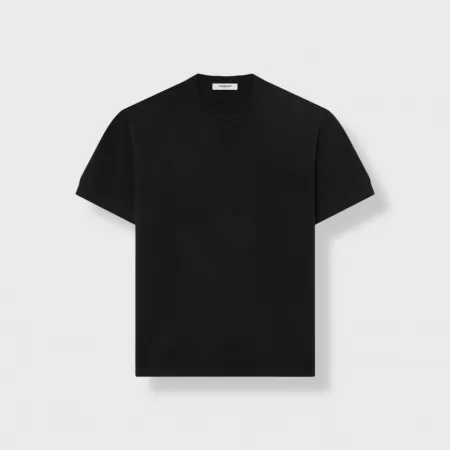 T-shirt en cachemire Noir