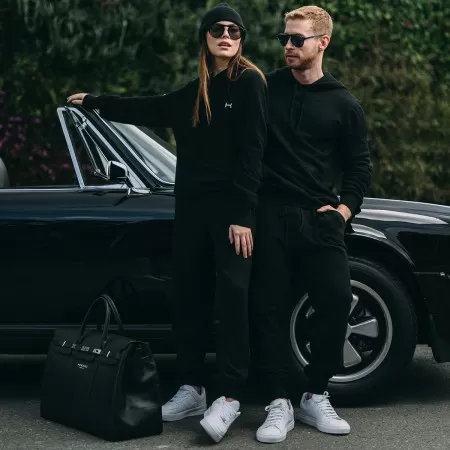 Pantalon de survêtement en cachemire