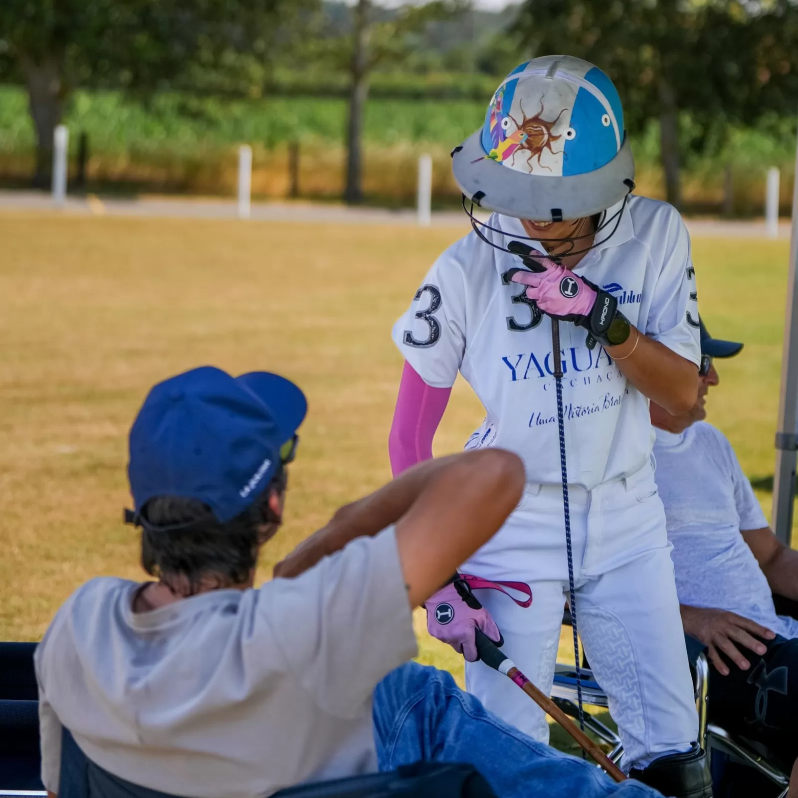 Gants de Polo High Goal Édition Rose Gants de Polo High Goal Édition Rose