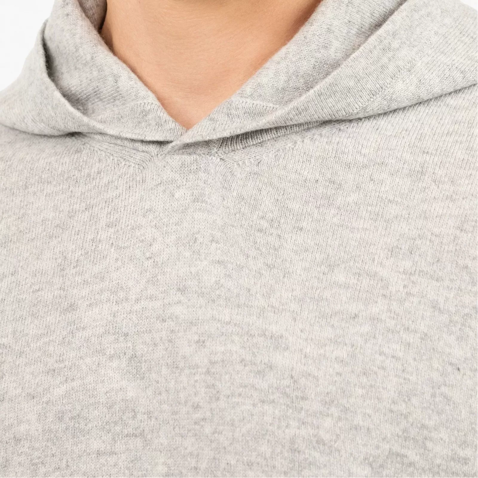 Sweat à capuche Chukka en cachemire Gris Clair Sweat à capuche Chukka en cachemire Gris Clair