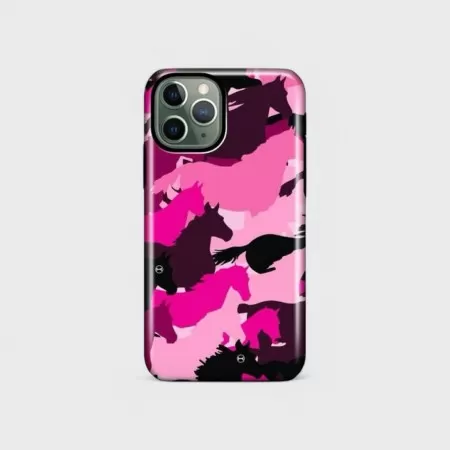 Etui Iphone Camouflage Rose