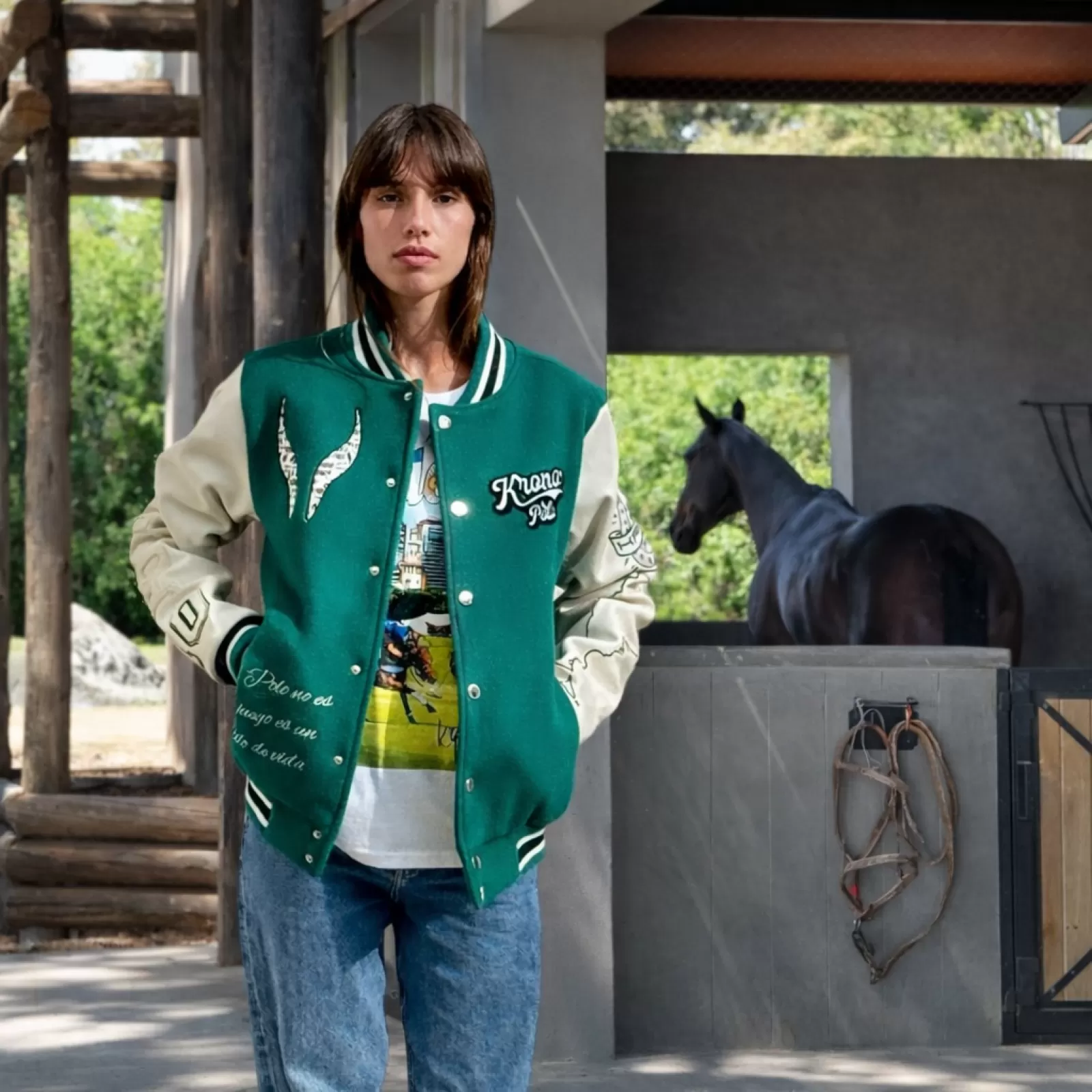 La Natividad Varsity Jacket La Natividad Varsity Jacket