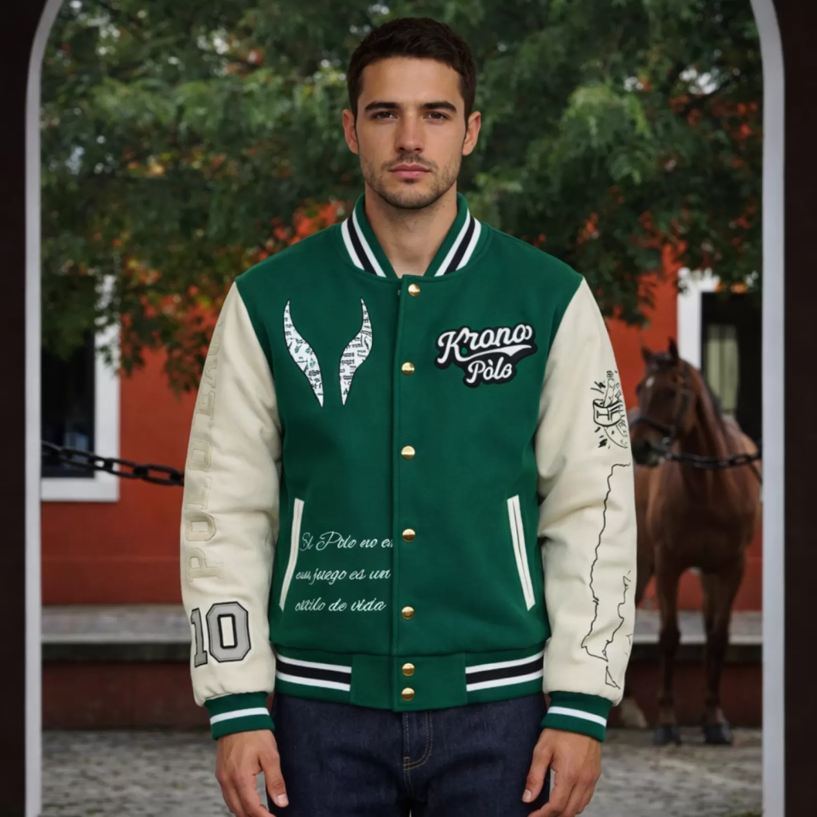 La Natividad Varsity Jacket La Natividad Varsity Jacket