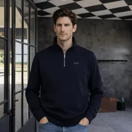 Quarter zip d’équipe personnalisé