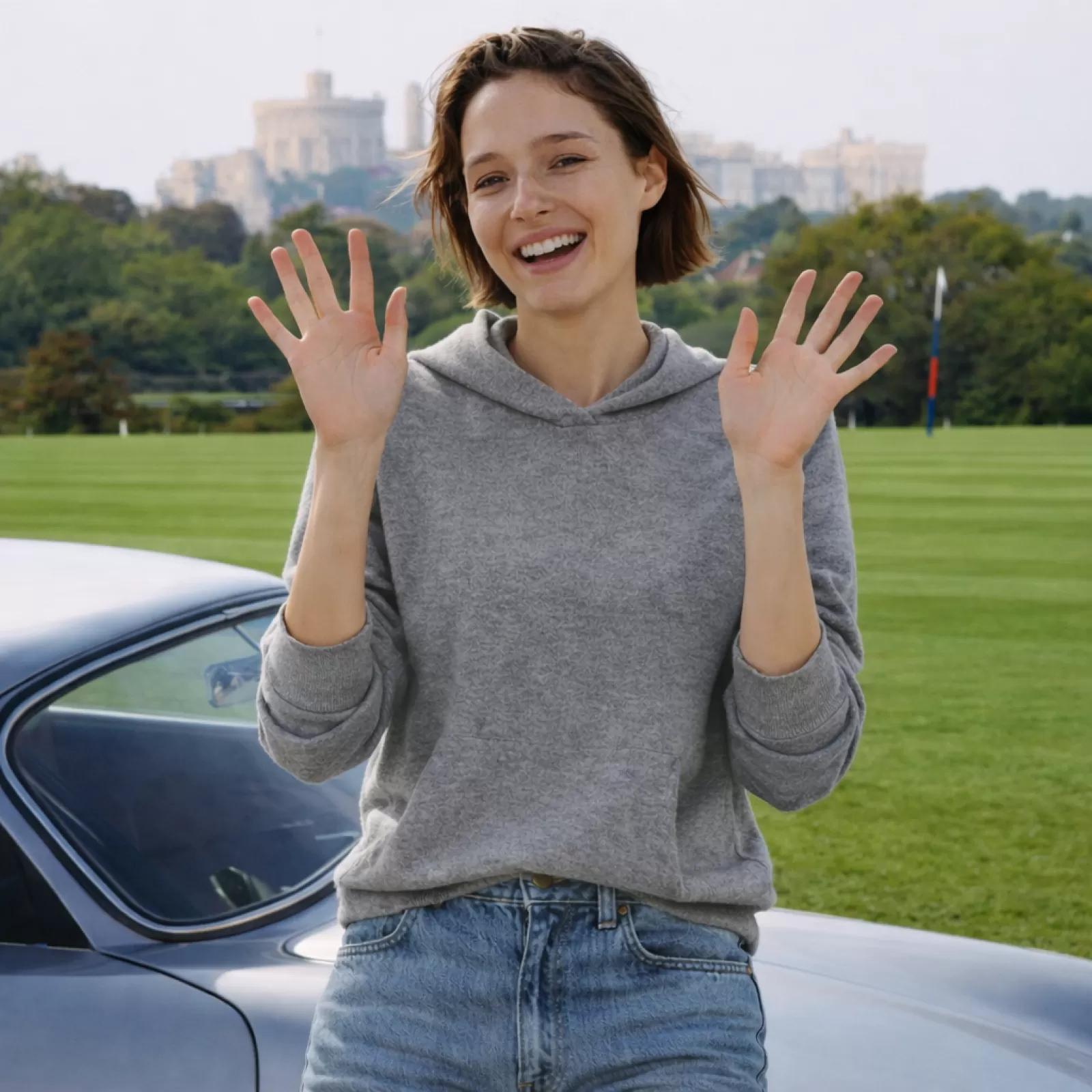 Sweat à capuche Chukka en cachemire Gris Sweat à capuche Chukka en cachemire Gris
