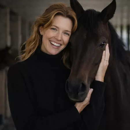 Pull Col Roulé en Cachemire Noir